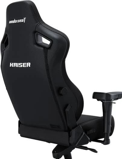 Gaming Chair AD12YDDC-L-20-B-CF AndaSeat Kaiser 4 L BLACK 5D Armrest 65mm wheels PVC Fabric