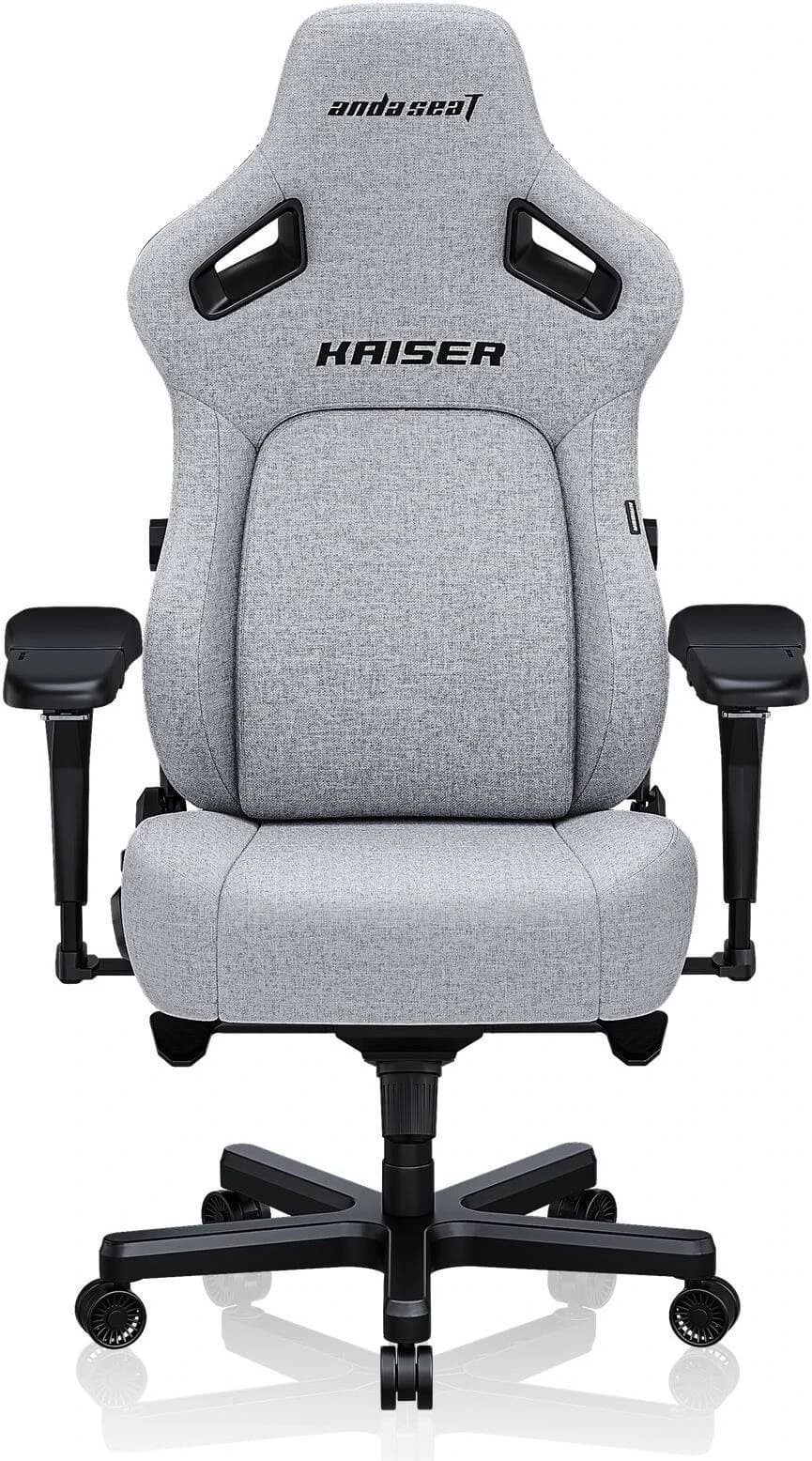 Gaming Chair AD12YDDC-L-20-G-CF AndaSeat Kaiser 4 L GRAY 5D Armrest 65mm wheels PVC Fabric