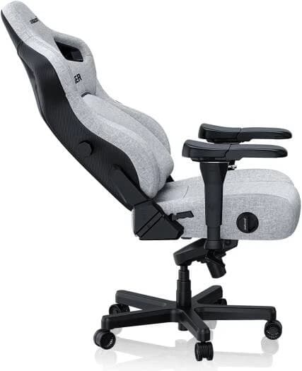 Gaming Chair AD12YDDC-L-20-G-CF AndaSeat Kaiser 4 L GRAY 5D Armrest 65mm wheels PVC Fabric