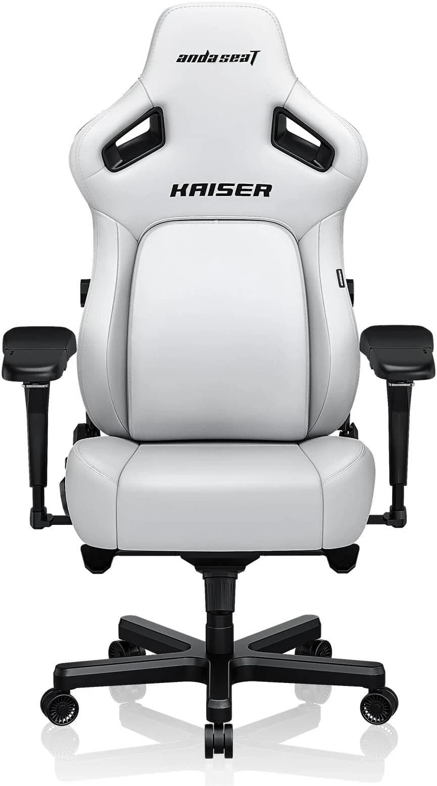 Кресло игровое AndaSeat Kaiser 4 L (120 кг) белый [AD12YDDC-L-20-W-PV/C]