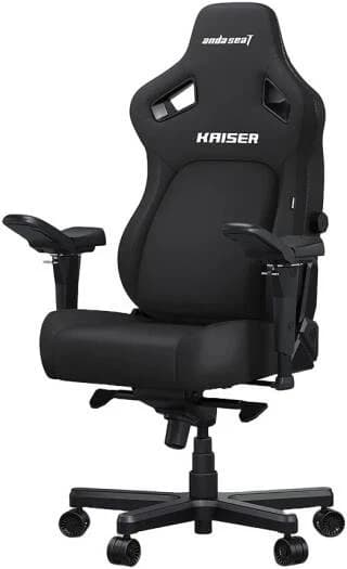 Gaming Chair AD12YDDC-XLL-20-B-CF AndaSeat Kaiser 4 XL BLACK 5D Armrest 65mm wheels PVC Fabric
