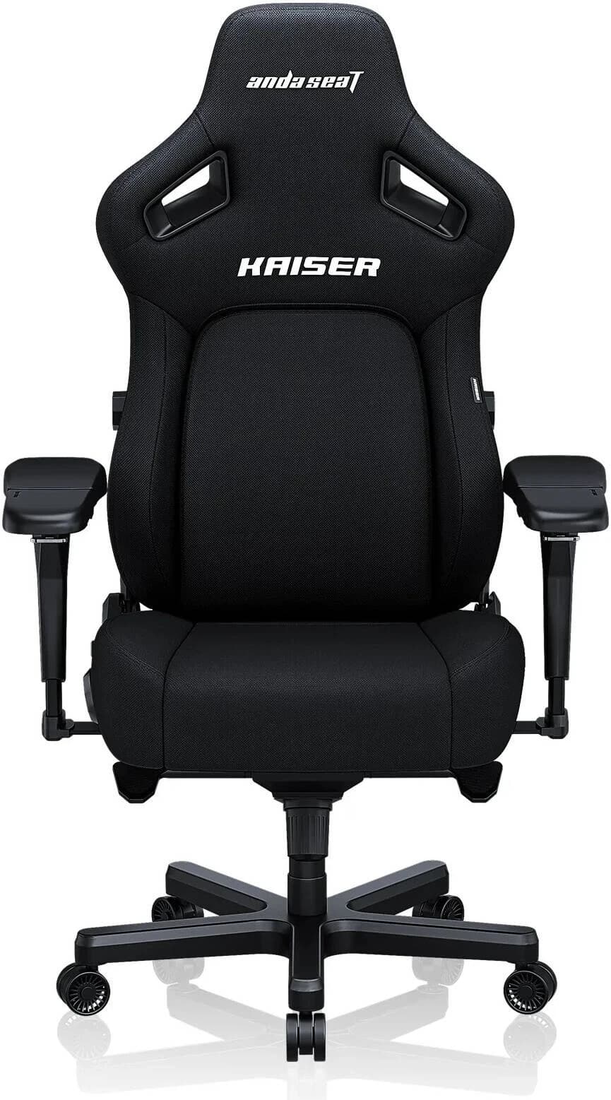 Кресло игровое AndaSeat Kaiser 4 XL (180 кг, 181–210 см) чёрный [AD12YDDC-XLL-20-B-CF]