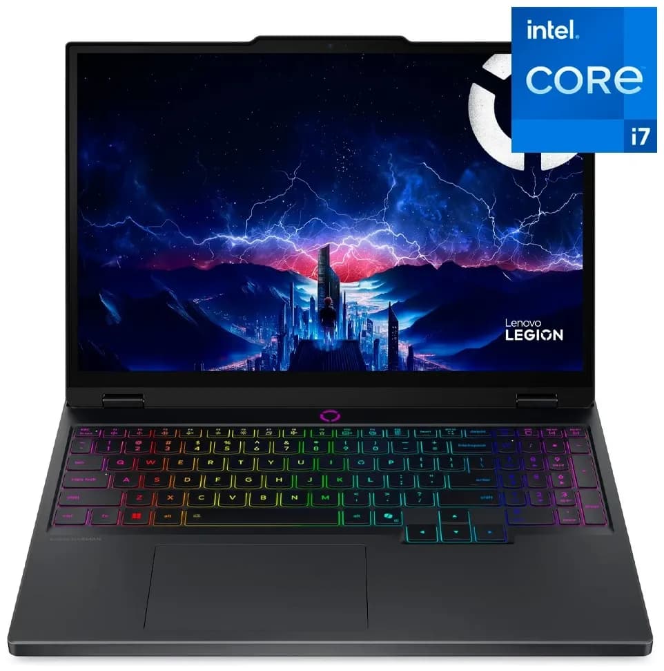 Ноутбук Lenovo Legion 5 15IRX10 Intel Core i7-14700HX(20 ядер/28 потоков, up to 5.5GHz), 24GB DDR5, 1TB SSD NVMe, 15.1" WQXGA OLED 165Hz, RTXTM 5060 8GB GDDR7, Type-C, HDMI, LAN, WF, BT, DOS, клав. с подсв., EN-RU, крышка металл, черный [83LY00J1RK]