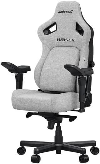 Gaming Chair AD12YDDC-XLL-20-G-CF AndaSeat Kaiser 4 XL GRAY 5D Armrest 65mm wheels PVC Fabric
