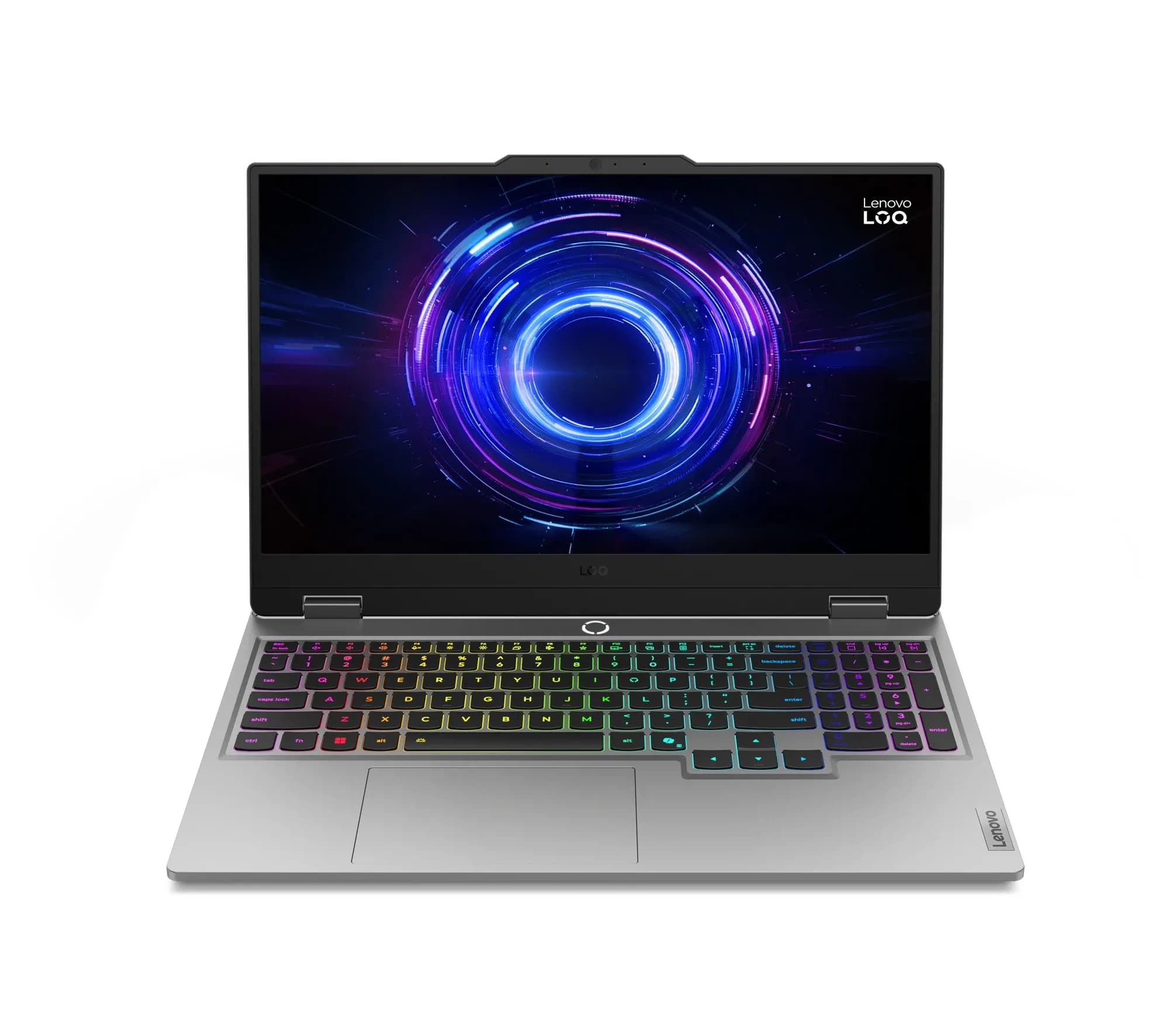 Ноутбук Lenovo LOQ 15IRX10, Intel Core i7-13650HX(up to 4.9GHz), 32GB DDR4, 1TB SSD NVMe M.2, 15.6" FHD (1920x1080) IPS 144Hz, RTX 5060 8GB, Type-C HDMI LAN WF BT HMDI DOS, клав.с подсв EN-RU, Luna Grey [83JE00YQRK]