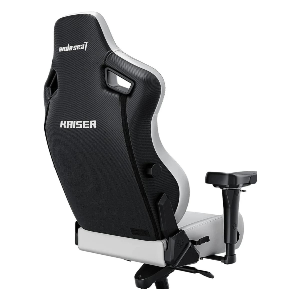 Gaming Chair AD12YDDC-XLL-20-W-PV/C AndaSeat Kaiser 4 XL WHITE 5D Armrest 65mm wheels PVC Leather