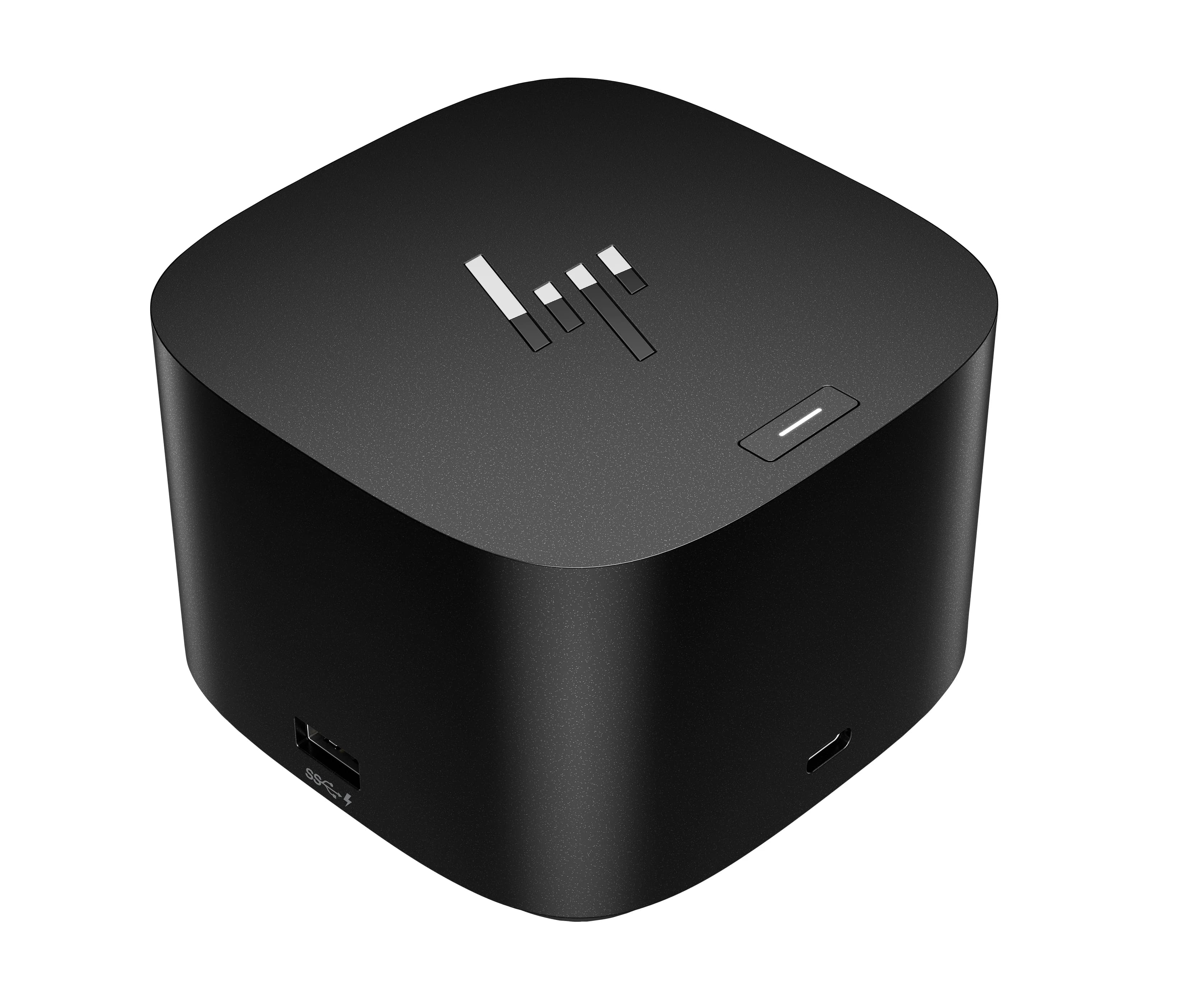 Док-станция HP Thunderbolt Dock 120W G4, поддерживает Power Delivery 3.0 до 20 В/5 А и 4 дисплея, поддержка разрешения 8K при 60 Гц, слот для замка Kensington, ThunderboltTM 4, 1xHDMI, 2xDisplayPort, 1xUSB-C, RJ-45, 4xUSB3.2, Черный [4J0A2AA#ABU] - T