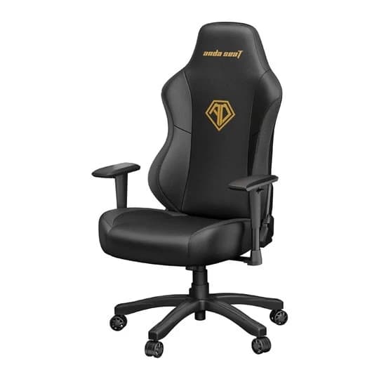 Gaming Chair AD18Y-06-B-PV/C AndaSeat Phantom 3 BLACK&GOLD 2D Armrest 60mm wheels PVC Leather