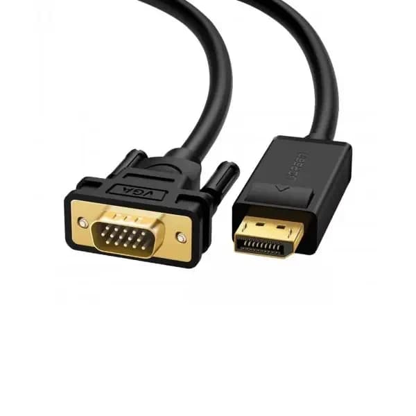 Интерфейсный кабель 10247 UGREEN DP Male to VGA Male Cable 1.5m (Black)