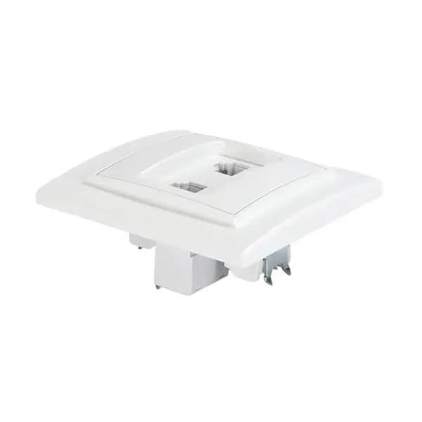 Минск Розетка RJ-45+Phone СП белая EKF Basic