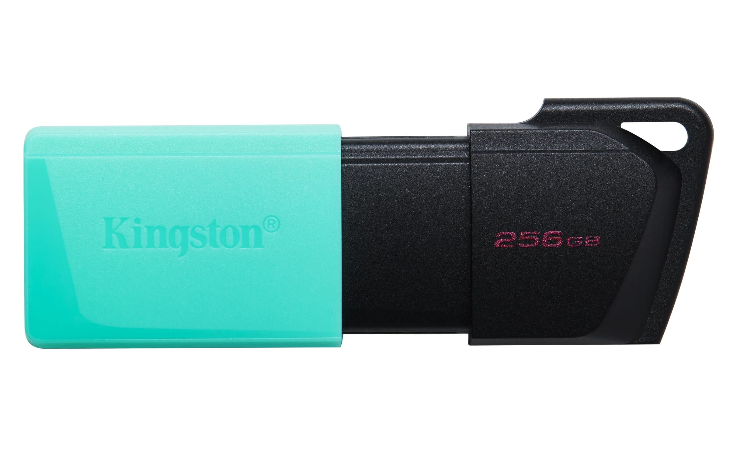 USB-флешка Kingston DataTraveler Exodia М (256 ГБ, USB 3.2) бирюзовый-черный [DTXM/256GB]