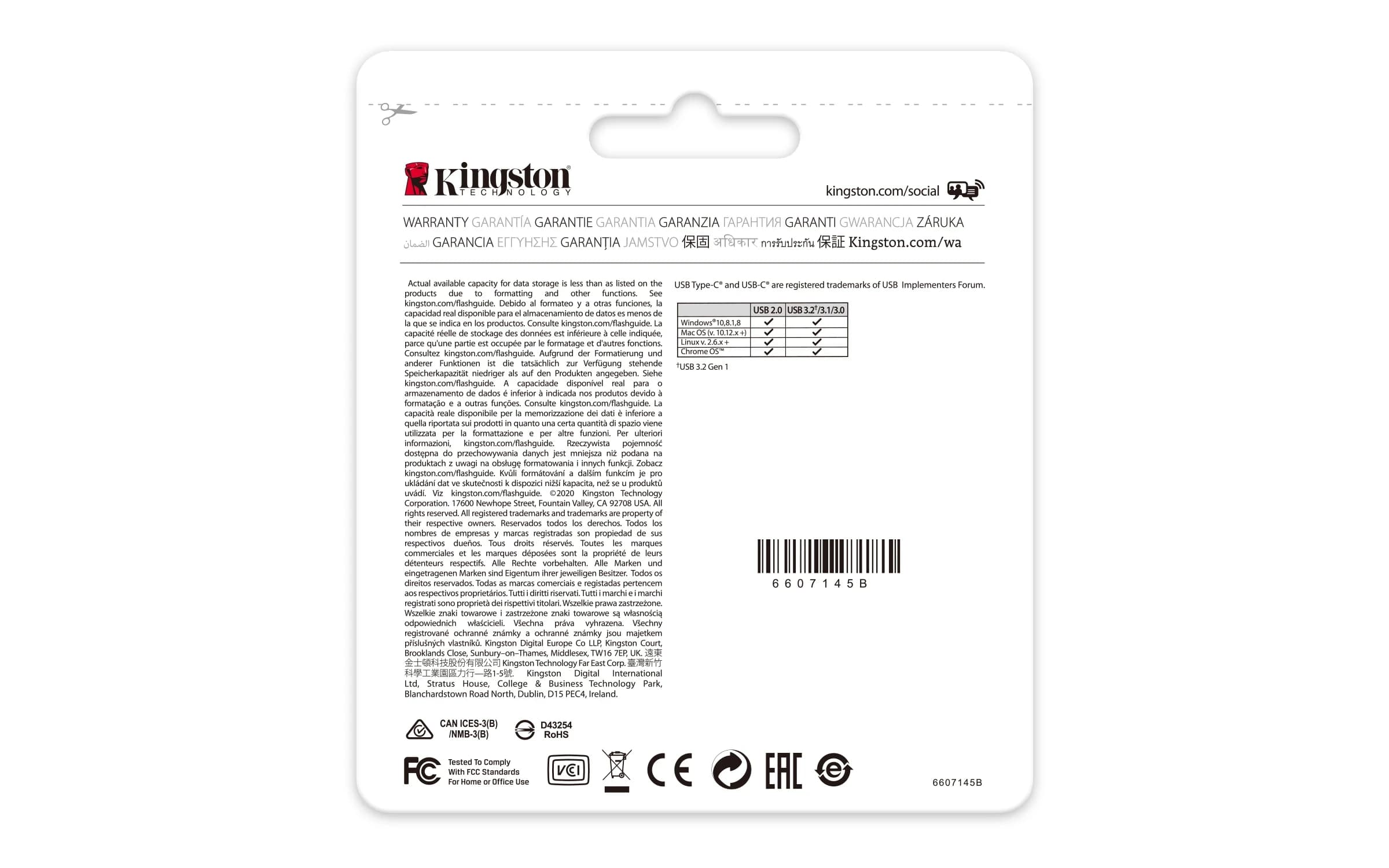 Накопитель на флеш памяти 256GB USB-C 3.2 Kingston Data Traveler 70 [DT70/256GB]