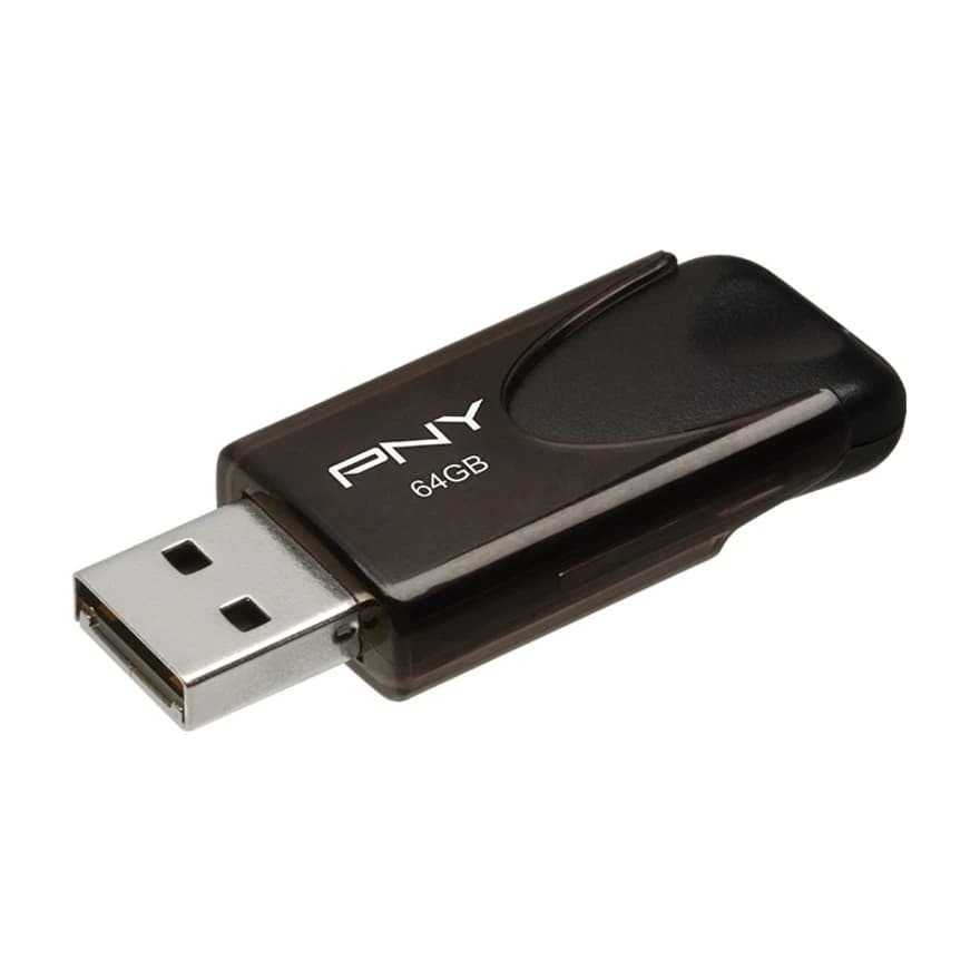 Накопитель на флеш памяти 64GB USB2.0 PNY Attache4 [FD64GATT4-EF]