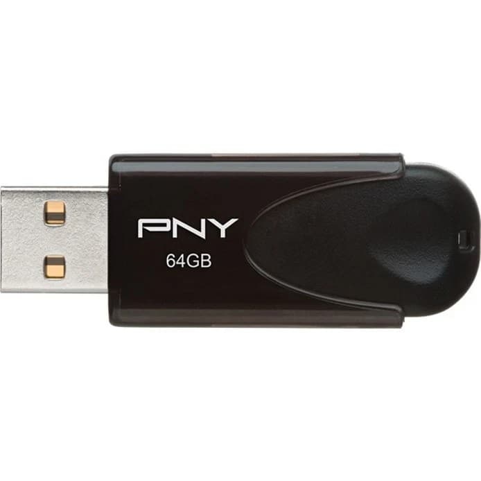 Накопитель на флеш памяти 64GB USB2.0 PNY Attache4 [FD64GATT4-EF]