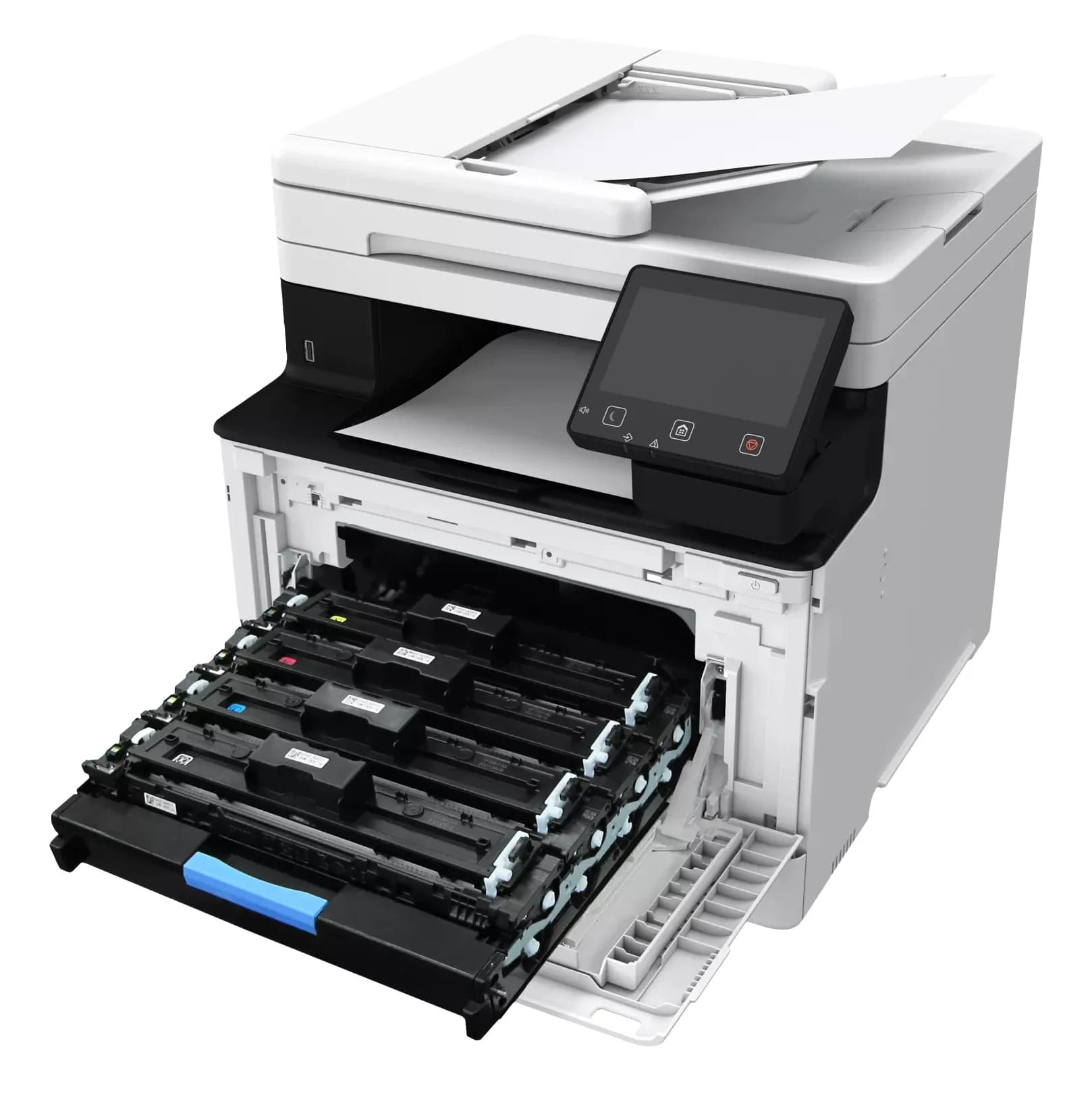МФУ Canon i-SENSYS MF754CDW II лазерное, цветное, A4, 33 стр./мин., подача 300 листов, двусторонний автоподатчик документов, сенсорный дисплей 5", 1.2 ГГц CPU, 1 ГБ RAM, USB 2.0, Ethernet 10/100/1000, Wi-Fi [7185C010AA] КЗ