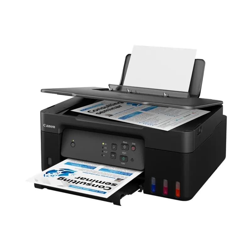 МФУ Canon PIXMA G2430 цветное струйное (принтер, копир, планшетный сканер) A4, 11 изобр./мин. (A4), чернила GI-41, СНПЧ, подача 100 листов, 1,5 мс/линия, USB 2.0 [5991C009AA] КЗ