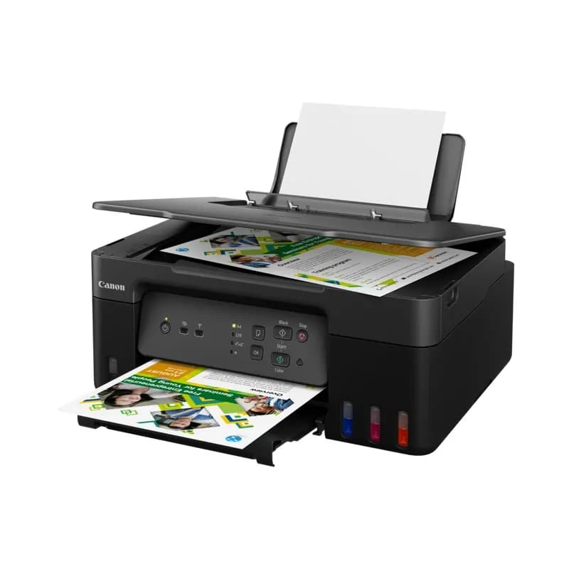 МФУ Canon PIXMA G3430 (Printer-copier-scaner, A4, 11 изобр./мин, 4800x1200dpi,600 x1200 scaner, 64-105g/m2, Wi-Fi, LCD, чернила Canon GI-41, 1,5 мс/линия, USB 2.0 [2315C052AB] КЗ
