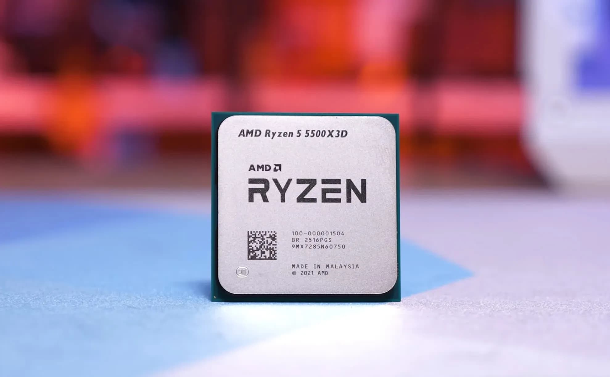 Процессор AMD Ryzen 5 5500X3D, AM4, 3.00-4.00 GHz, 96MB Cache-L3, Discrete Graphics Card Required, 6 Cores + 12 Threads, Tray