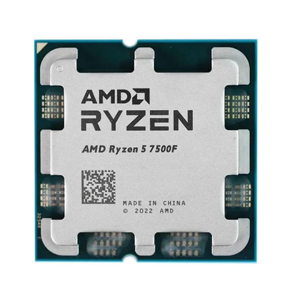 Процессор AMD Ryzen 5 7500F , 3.7-5.0GHz, 32MB Cache-L3, No-Graphics, 6 Cores + 12 Threads, Tray