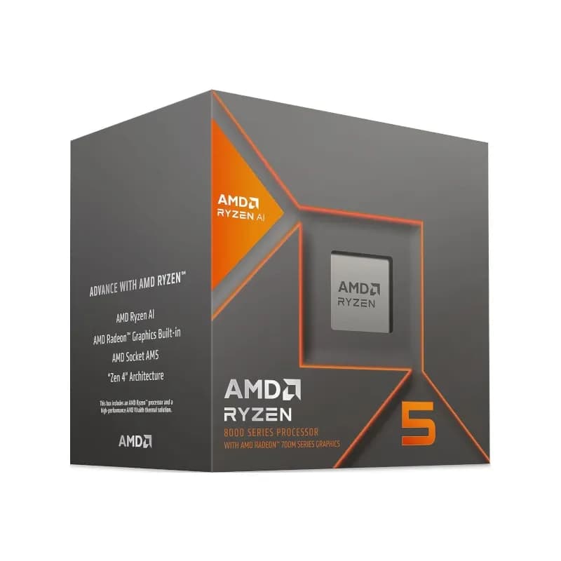 Процессор AMD Ryzen 5 Pro 8600G, AM5, 4.30-5.00GHz, 16MB Cache-L3, AMD RadeonTM 760M, 6 Cores + 12 Threads, Tray