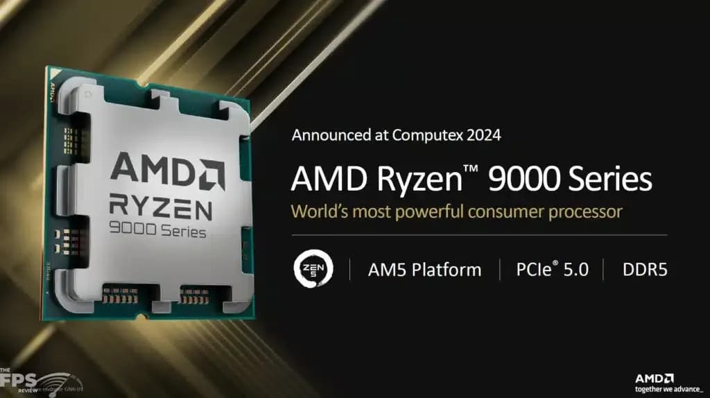 Процессор AMD Ryzen 9 9900X , 4.4-5.6GHz, 64MB Cache-L3, AMD RadeonTM Graphics, 12 Cores + 24 Threads, Tray - T