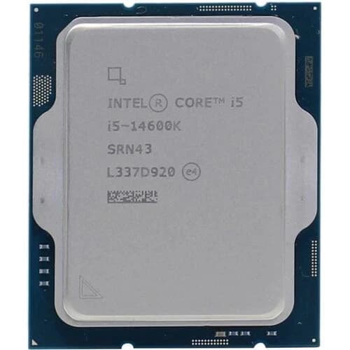 Процессор Intel Core i5-14600K, LGA1700, 2.6-5.3GHz,24MB Cache L3,EMT64,14 Cores+20 Threads,Tray,Raptor Lake