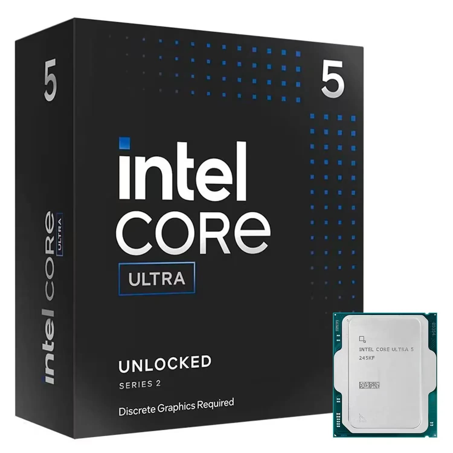 Процессор Intel Core Ultra 5 245KF, LGA1851, (3.60-5.20GHz), 26MB Cache, No VGA, Arrow Lake, 14 Cores + 14 Threads, Tray