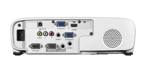 Проектор Epson EB-E24 3LCD, XGA (1024x768), 3600Lm, 15000:1,USB 2.0 Type B (Service Only), RS-232C, VGA in (2x), VGA out, HDMI in, Composite in, Jack plug out, Jack plug in (2x), Cinch audio in