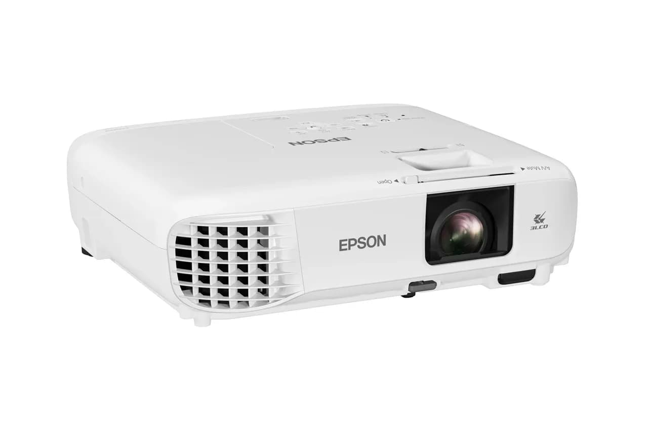 Проектор Epson EB-W49 3LCD, WXGA, 3800Lm, 16000:1,USB 2.0-A, USB 2.0, RS-232C, Ethernet interface (100 Base-TX / 10 Base-T), VGA in (2x), VGA out, HDMI in (2x), Composite in, Jack plug out, Jack plug in (2x), Cinch audio out, Wireless LAN IEEE 802.11a/b/g/n/ac (optional)