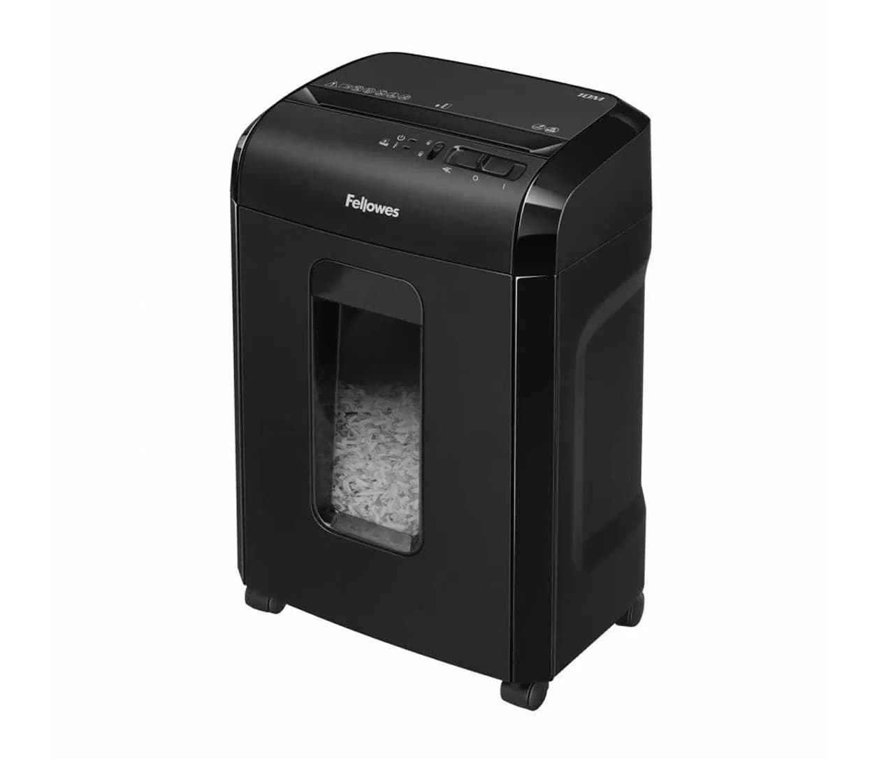 Шредер Fellowes, Powershred 15C, Уровень секретности P-4, Фрагмент 4х40мм., Подача: 15 лист., Емкость корзины 19 л., Safety Lock, Белый