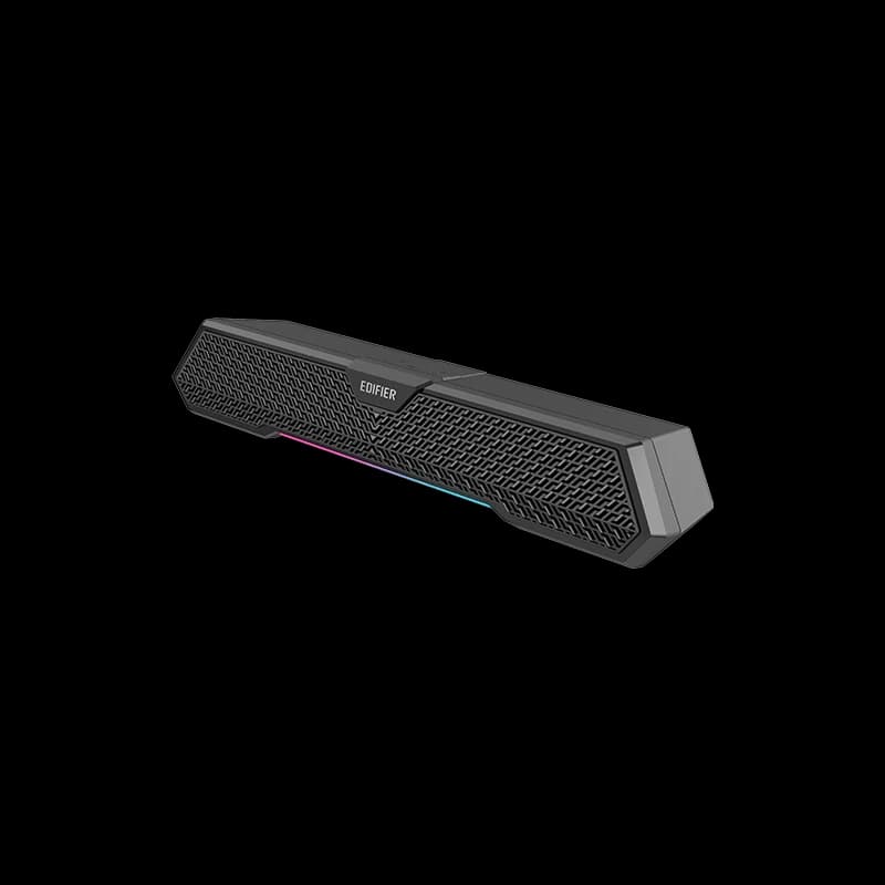 Беспроводная колонка Edifier MG250, 2.5W+2.5W (RMS), 52mm drivers, ≥ 85dB (A), Bluetooth v5.3, AUX, USB-A, управляемая RGB, 20 часов звучания, 80Hz-19000Hz, 383.2mmx71.2mmx86.3mm, 0.8kg, черный