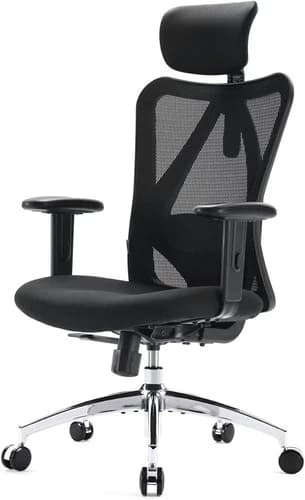 Кресло компьютерное SIHOO M18-B158 (350 мм) чёрный