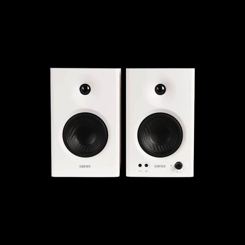 Звуковая система cтудийные мониторы Edifier MR4, ≥85dB(A), TRS, RCA, AUX , 21W+21W, Белый