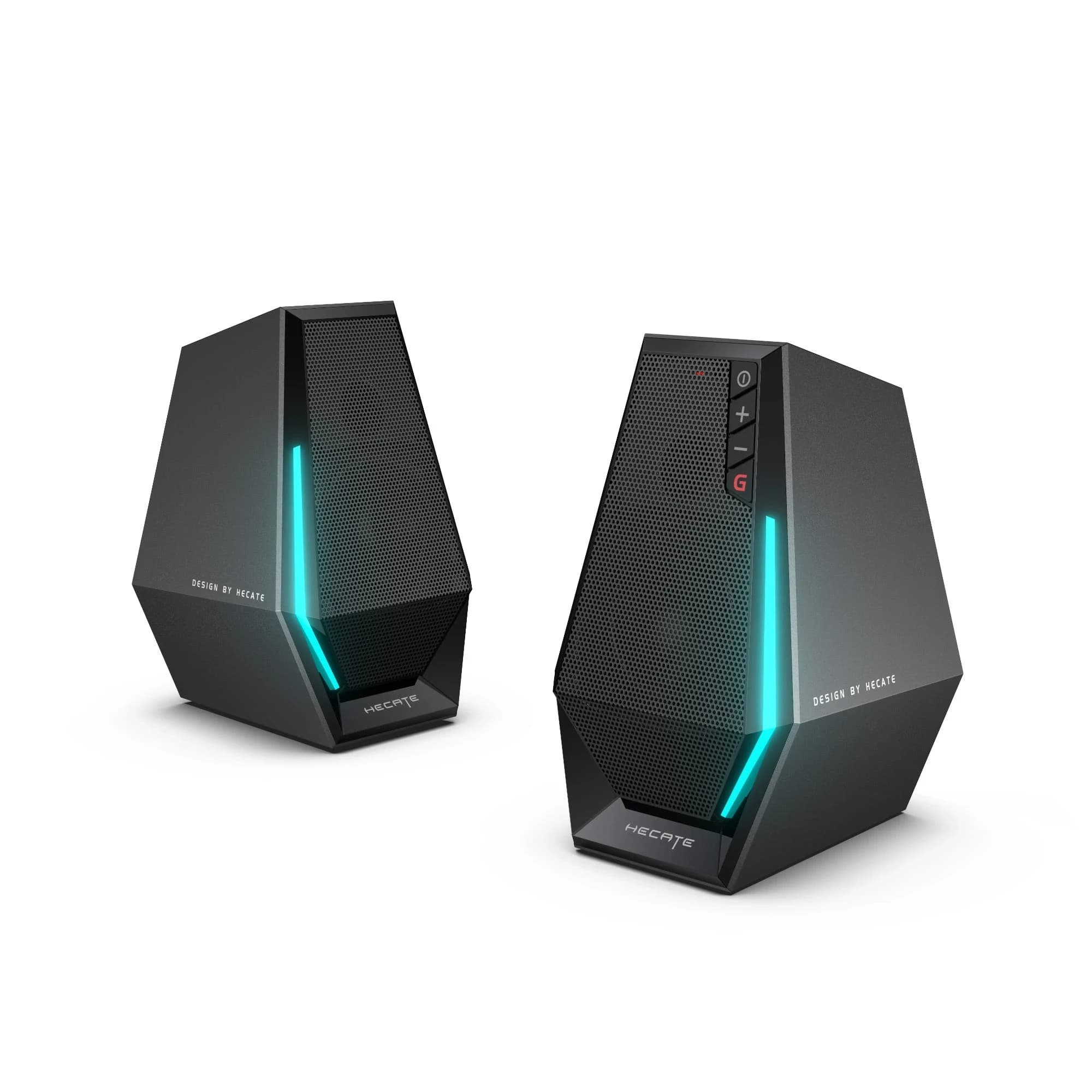 Звуковая система Edifier G1500, Desktop Gaming Speakers Pro 2.0, 93Hz - 20kHz, 80dB (A), 2.5W+2.5W, Bluetooth v5.3/ AUX / USB, 1.5m, Черный