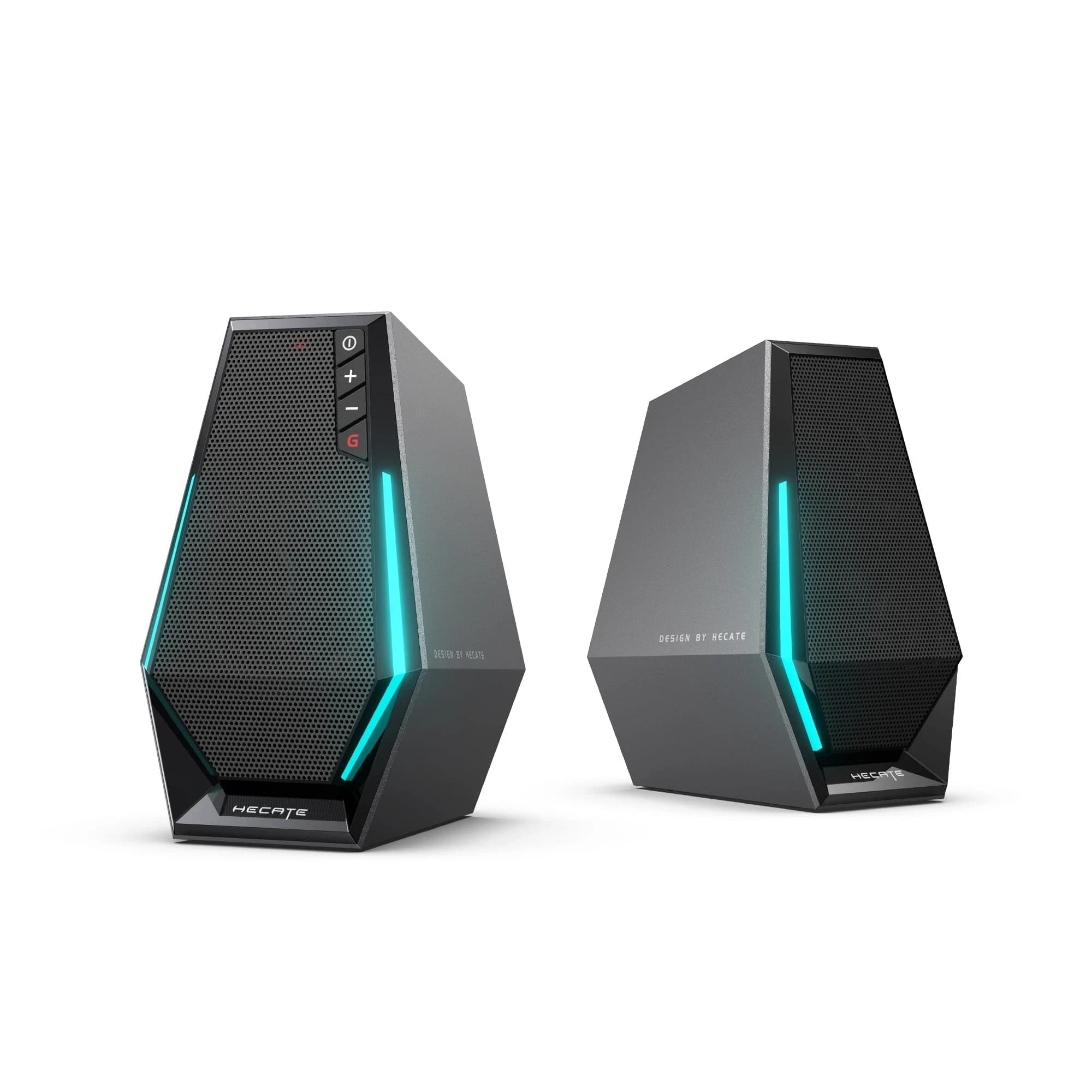 Звуковая система Edifier G1500, Desktop Gaming Speakers Pro 2.0, 93Hz - 20kHz, 80dB (A), 2.5W+2.5W, Bluetooth v5.3/ AUX / USB, 1.5m, Черный