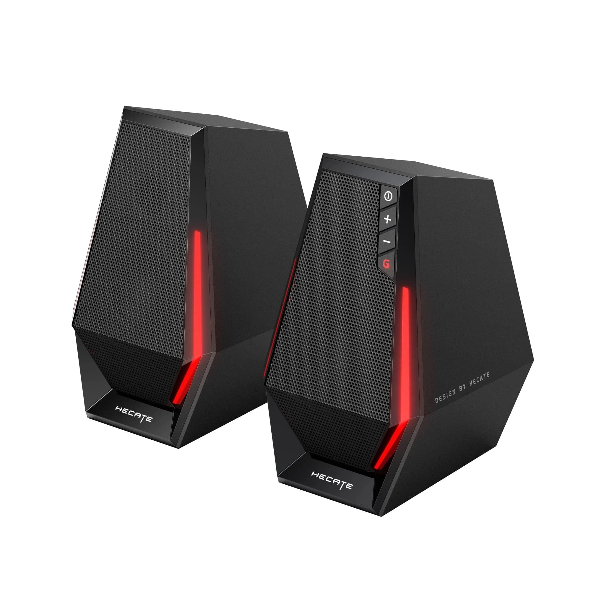 Звуковая система Edifier G1500, Desktop Gaming Speakers Pro 2.0, 93Hz - 20kHz, 80dB (A), 2.5W+2.5W, Bluetooth v5.3/ AUX / USB, 1.5m, Черный