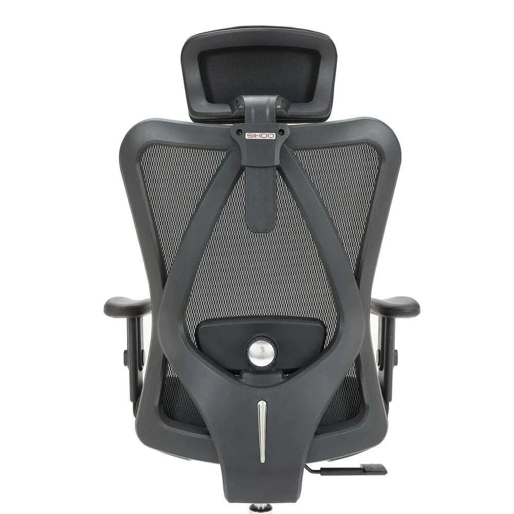Office Chair SIHOO M18-N107 BLACK 2D Armrest, class 3 TUV gaslift,350mm aluminium base