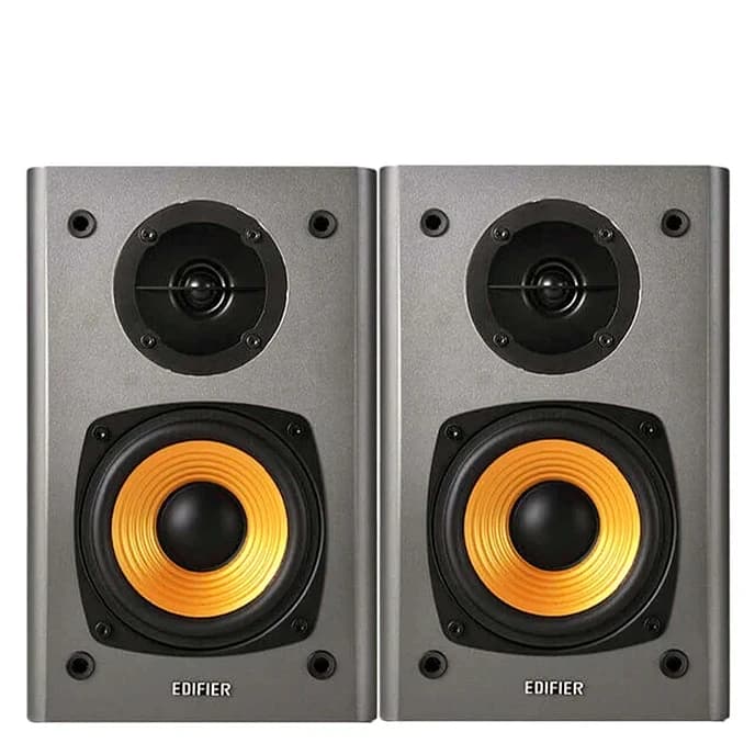 Звуковая система Edifier R1000T4, ≥85dB(A), 75Hz - 18000Hz, Dual RCA Inp, RMS 24W(12W+12W) ON ), 4" (Mid-range and bass)+0.5"(Treble), МДФ, black