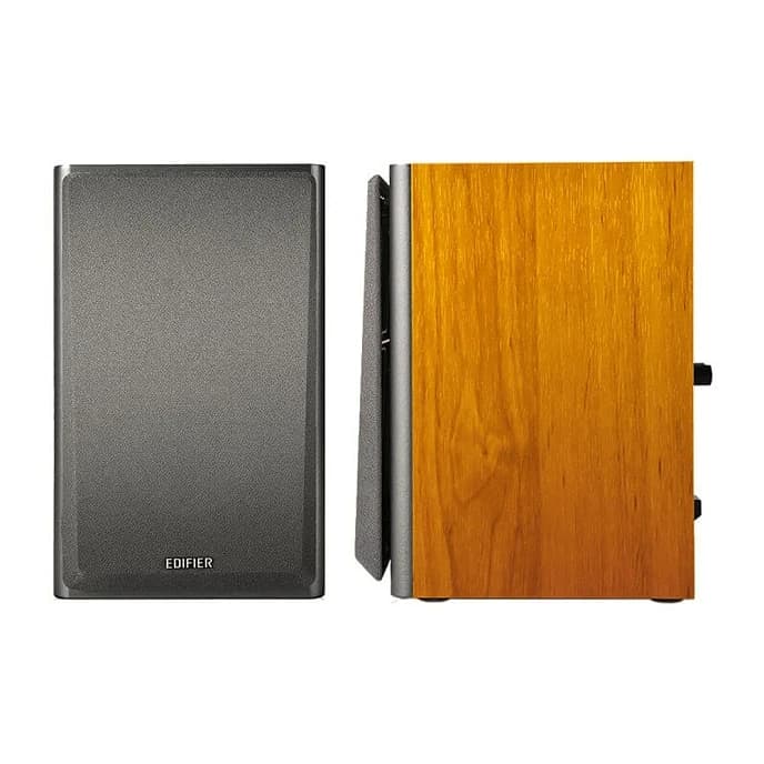 Звуковая система Edifier R1000T4, ≥85dB(A), 75Hz - 18000Hz, Dual RCA Inp, RMS 24W(12W+12W) ON ), 4" (Mid-range and bass)+0.5"(Treble), МДФ, brown