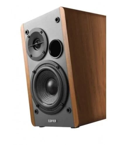 Звуковая система Edifier R1280T 2.0, ≥85dB(A), RCA - 3.5mm Auxiliary, RCA, 21W x 2, Пульт управления, Коричневый