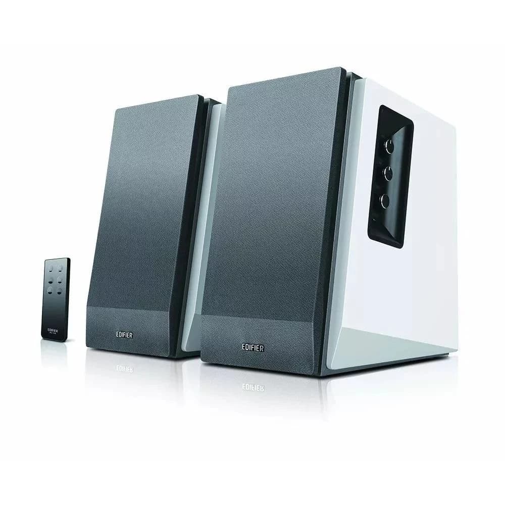 Звуковая система Edifier R1700BT, 2.0, ≥85dB(A), BT, RCA, 15W×2 (tweeter) +18W×2 (mid-bass driver), white silver