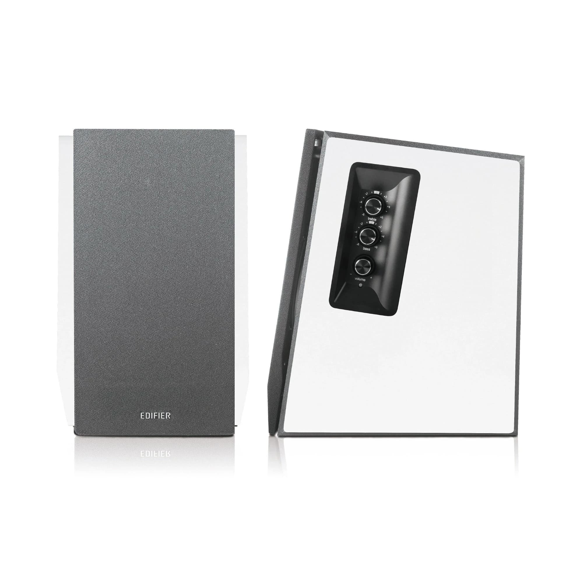Звуковая система Edifier R1700BT, 2.0, ≥85dB(A), BT, RCA, 15W×2 (tweeter) +18W×2 (mid-bass driver), white silver