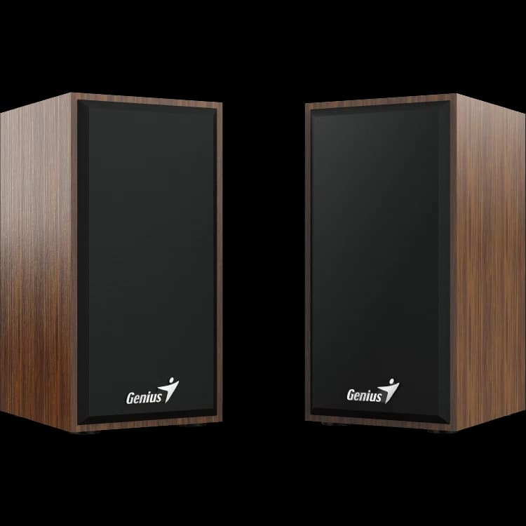 Звуковая система Genius SP-HF180 /2.0 Wood, 6W (3W x 2), USB-питание, 160Hz-18KHz, 1,2 м, 3,5мм 31730029400