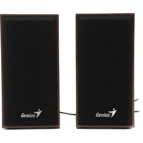 Звуковая система Genius SP-HF180 /2.0 Wood, 6W (3W x 2), USB-питание, 160Hz-18KHz, 1,2 м, 3,5мм 31730029400