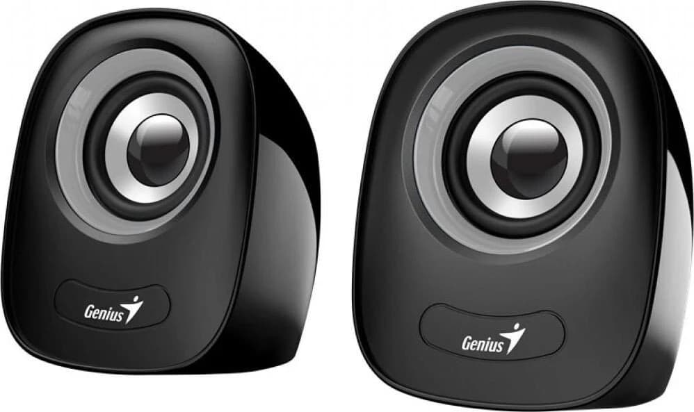Звуковая система Genius SP-Q160 Dark Grey, 6W (3W x 2), USB питание, 150Hz-20KHz, 1,5 м, 3,5 мм