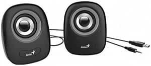 Звуковая система Genius SP-Q160 Dark Grey, 6W (3W x 2), USB питание, 150Hz-20KHz, 1,5 м, 3,5 мм