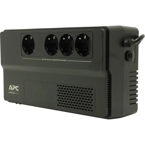 ИБП APC EASY UPS BBV800I-GR Линейно-интерактивный, Мощность 800ВА/450Вт, Напольный, 230В, Вых: 4x Schuko, APCRBC110, Черный