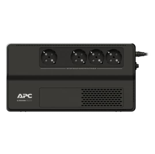 ИБП APC EASY UPS BBV800I-GR Линейно-интерактивный, Мощность 800ВА/450Вт, Напольный, 230В, Вых: 4x Schuko, APCRBC110, Черный