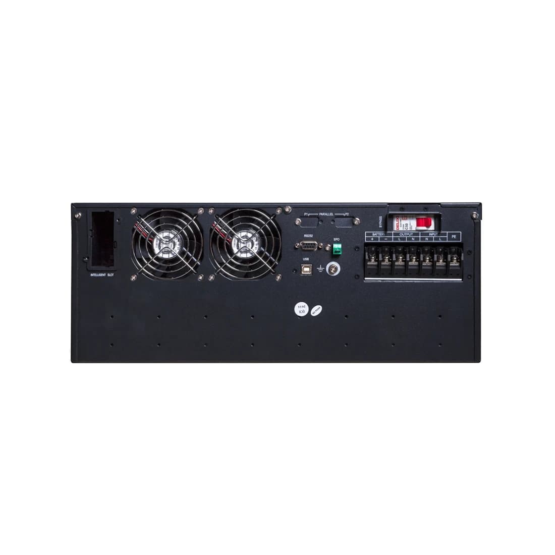 ИБП UPS SVC RT-6KL-LCD, Мощность 6кВА/6кВт, Стоечный 19'' 4U,RT-серия, On-Line, LED-LСD\RS-232, SMART USB, Диапазон работы AVR: 110-288В, Бат.:12В/7Aч*16шт., Вентилятор: 8cм*2шт., Клеммное подключение, Черный