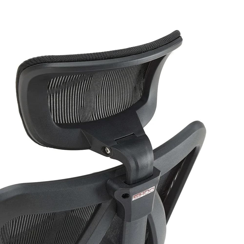 Office Chair SIHOO M57C-201-JT BLACK 3D Armrest, class 3 TUV gaslift,350mm steel base, Footrest